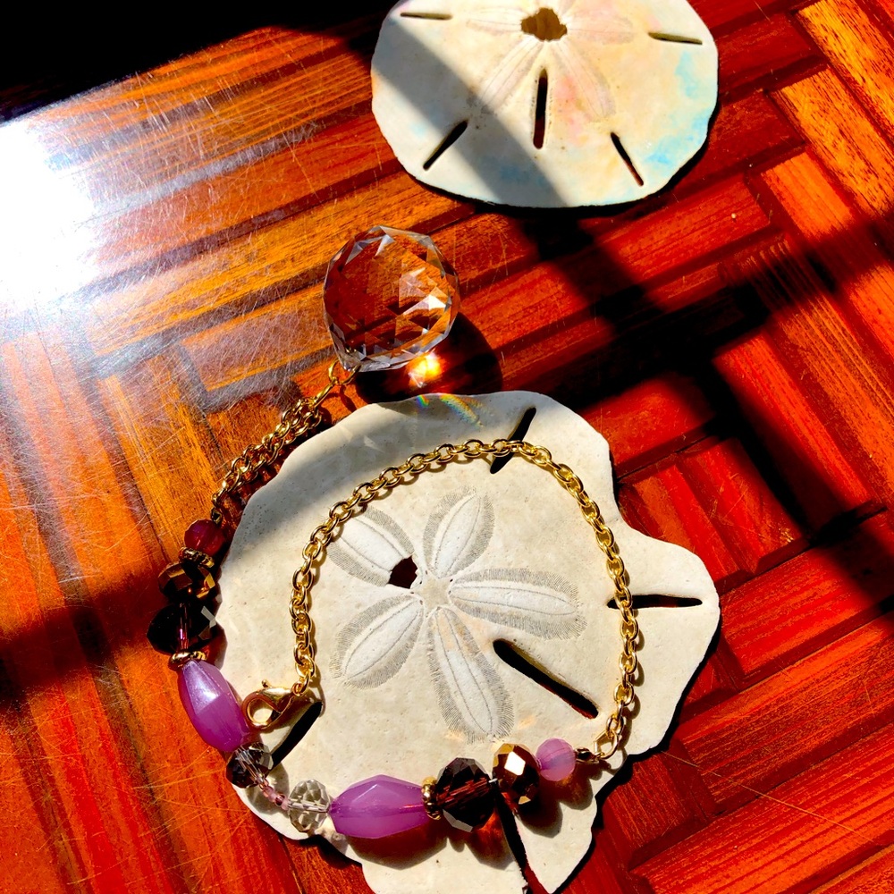 Crystal art glass sun catcher